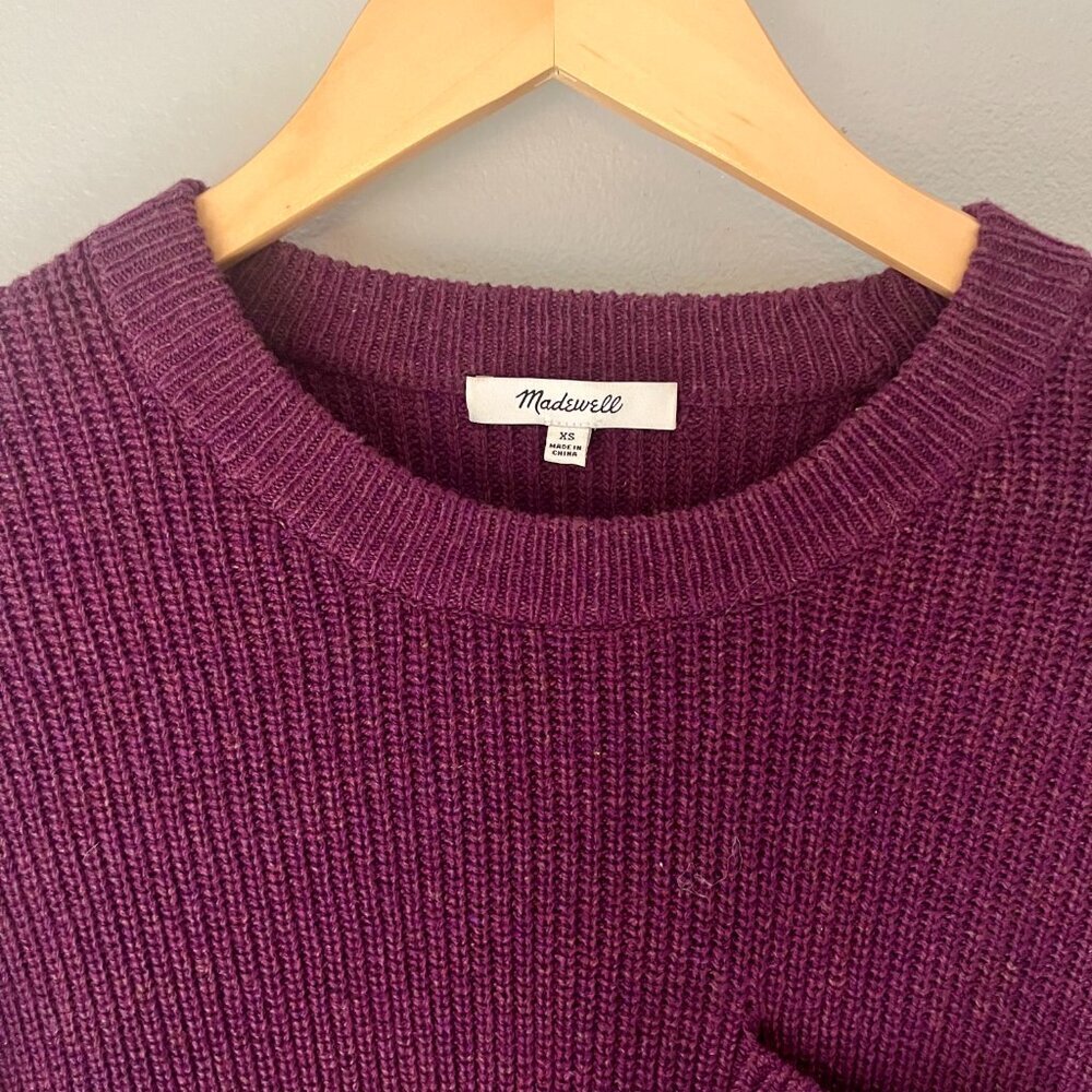 NWOT Madewell Thompson Pullover Knit Sweater Size XS - Picture 5 of 6
